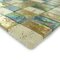 Elida Ceramica - Emperial Coral Reef - Glass & Stone - 12"x12" Glass Mosaic in Kaki Brick