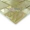 Elida Ceramica - Elite Slate - Glass & Stone - 12"x12" Glass Mosaic in Sand Slate