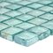 Distinctive Glass Tile - Mosaic Light Blue Iridescent 12" x 12" Film Faced Sheet