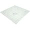 Distinctive Glass Tile - 1" Color Block Snow 12" x 12" Mesh Backed Sheet