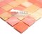 Vicenza Mosaico Glass Tiles USA - 5/8" Blends Film-Faced Sheets in Loto