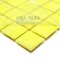 Vicenza Mosaico Glass Tiles USA - Lumina 5/8" Glass Film-Faced Sheets in Bright Dandelion