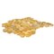 Natural Pebble Tile by Spa Tile - Polished Pebble Tile Mesh Backed Sheet in Yellow Stone