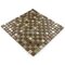 Stellar Tile - Metal - 3/4" x 3/4" Porcelain Mosaic Tile in Beige