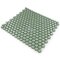 Stellar Tile - Penny Round - 3/4" Circle Porcelain Mosaic Tile in Lite Green