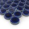 Stellar Tile - Penny Round - 3/4" Circle Porcelain Mosaic Tile in Cobalt Blue