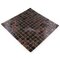 Stellar Tile - Coppa - 3/4" x 3/4" Glass Mosaic Tile in Brown Gold