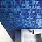 Vicenza Mosaico Glass Tiles USA - Freedom Handcut Glass Mesh Mounted Sheets In Azul