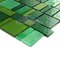 Vicenza Mosaico Glass Tiles USA - Freedom Handcut Glass Mesh Mounted Sheets In Verde