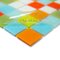 Vicenza Mosaico Glass Tiles USA - 3/4" Blends Film-Faced Sheets in Zest