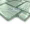Illusion Glass Tile - Mini Versailles Glass Mosaic Tile in Ice Glitter