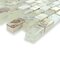 Illusion Glass Tile - North Shore - Mini Brick Mosaic in Pearl Beach