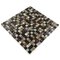 Illusion Glass Tile - 5/8" x 5/8" Stone & Glass Mosaic Tile in Mustang