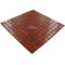 Mosaic Glass Tile by Vidrepur Glass Mosaic Deco Collection Recycled Glass Tile Mesh Backed Sheet in Red Sea