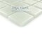 Mosaic Glass Tile by Vidrepur Glass Mosaic Deco Collection Recycled Glass Tile Mesh Backed Sheet in Pearl Silver