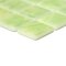 Mosaic Glass Tile by Vidrepur Glass Mosaic Deco Collection Recycled Glass Tile Mesh Backed Sheet in Brushed Green/Yellow