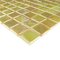 Mosaic Glass Tile by Vidrepur Glass Mosaic Titanium Collection Recycled Glass Tile Mesh Backed Sheet in Sahara