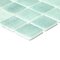 Mosaic Glass Tile by Vidrepur Glass Mosaic Anti-slip Collection Recycled Glass Tile Mesh Backed Sheet in Fog Caribbean Green Slip-Resistant