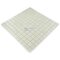 Mosaic Glass Tile by Vidrepur - Essentials Collection 1" x 1" Recycled Glass Tile on 12 1/2" x 12 1/2" Meshed Backed Sheet in Chalk