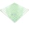 GLOW IN THE DARK Tile by Vidrepur Mesh Backed Sheet in Fire Glass 3 White