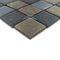 Mosaic Glass Tile by Vidrepur - Arts Collection 1" x 1" Recycled Glass Tile on 12 1/2" x 12 1/2" Mesh Backed Sheet in Java Mix