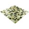 Mosaic Glass Tile by Vidrepur Glass - Mosaic Mixes Collection Recycled Glass Tile Mesh Backed Sheet in Leopard