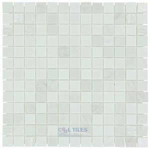 Onix Glass Tiles - Essence 1" x 1" Tile in Carrara