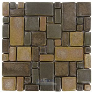 Stellar Tile - Cobble - Ceramic Mosaic Tile in Cimmaron
