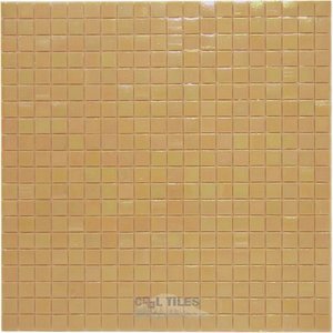 Vicenza Mosaico Glass Tiles USA - Phoenix 5/8" Glass Film-Faced Sheets in Summer Smile