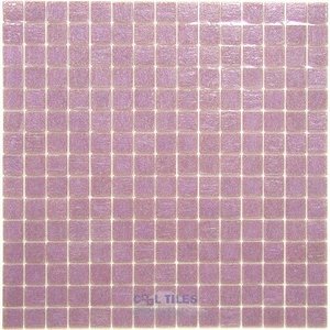 Vicenza Mosaico Glass Tiles USA - Opal 3/4" Glass Film-Faced Sheets in Verbainia