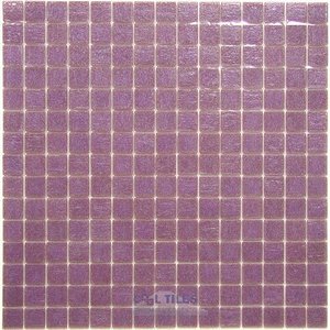 Vicenza Mosaico Glass Tiles USA - Opal 3/4" Glass Film-Faced Sheets in Vieste