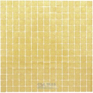 Vicenza Mosaico Glass Tiles USA - Opal 3/4" Glass Film-Faced Sheets in Metauro