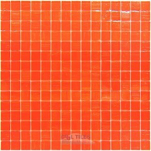 Vicenza Mosaico Glass Tiles USA - Opal 3/4" Glass Film-Faced Sheets in Marina