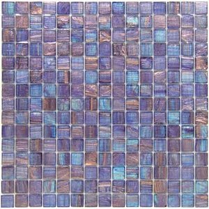 Vicenza Mosaico Glass Tiles USA - Spark 3/4" Glass Film-Faced Sheets in Ilario