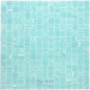 Vicenza Mosaico Glass Tiles USA - Spark 3/4" Glass Film-Faced Sheets in Eleni