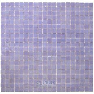 Vicenza Mosaico Glass Tiles USA - Lumina 5/8" Glass Film-Faced Sheets in Fuchsia