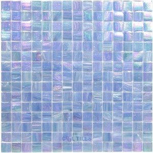 Vicenza Mosaico Glass Tiles USA - Iride 3/4" Glass Film-Faced Sheets in Dazzle