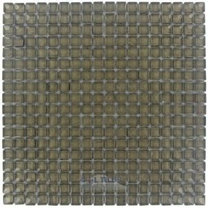 Illusion Glass Tile - 5/8" x 5/8" Glass Mosaic Tile in Mink