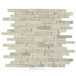 Illusion Glass Tile - Faultline Stone Mosaic Tile in Willow Creek Fault Line