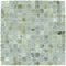 Elida Ceramica - Emperial Beach - 13"x13" Glass Mosaic in Silver Cloud