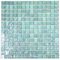 Distinctive Glass Tile - Mosaic Light Blue Iridescent 12" x 12" Film Faced Sheet
