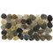 Natural Pebble Tile by Spa Tile - Polished Pebble Border Tile Mesh Backed Sheet in Mixed Salad