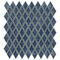 Stellar Tile - Crackle - Diamond Glass & Ceramic Mosaic Tile in Azure