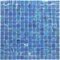 Vicenza Mosaico Glass Tiles USA - Spark 3/4" Glass Film-Faced Sheets in Pino
