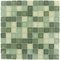 Illusion Glass Tile - 7/8" x 7/8" Glass Mosaic Tile With Frosted Glass in Serenity Blend
