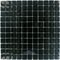 Illusion Glass Tile - 7/8" x 7/8" Glass Mosaic Tile in Black