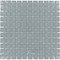 Illusion Glass Tile - 1" Mosaic Tile in Hailstorm