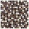 Illusion Glass Tile - 5/8" x 5/8" Stone, Glass & Metal Mosaic Tile in Jungalaya