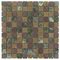 Illusion Glass Tile - Metals  - 1" x 1" Mosaic Tile in Copper Amazon