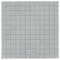 Mosaic Glass Tile by Vidrepur - Essentials Collection 1" x 1" Recycled Glass Tile on 12 1/2" x 12 1/2" Mesh Backed Sheet in Light Gray